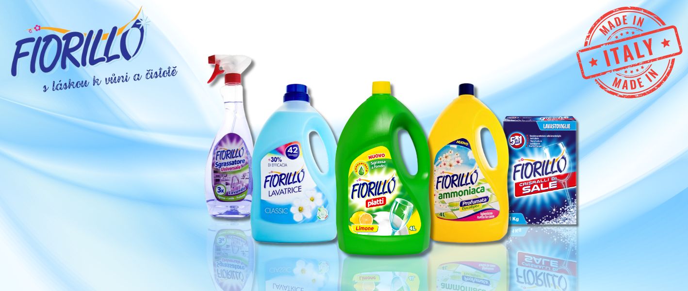 Logo FIORILLO – italská značka čisticích prostředků